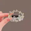 Nuevo Clip Lateral de Mariposa Elegante con Circonita y Diamante de Cristal Clip Frontal Tocado de Diamante Flash Accesorios para el Cabello de Diamante Aleación