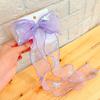 Horquilla de lazo para niña, accesorio para el pelo de verano, banda para el pelo de niña pequeña, accesorios para el pelo de princesa