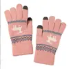 Guantes de Punto Cálidos para Dedos 2021, Guantes Lindos de Ciervo, Guantes Cálidos para Estudiantes, Guantes Táctiles para Videojuegos