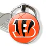 Venda Quente Transfronteiriça NFL Time Pedra Preciosa 32 Logos de Equipe de Futebol Americano NFL Pingente Anel em Relevo Pingente de Chaveiro