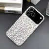 Capa de celular nova com estampa de leopardo simples para Apple 18 Pro Max, uma capa protetora de alta qualidade dois em um para iPhone 14, oferecendo proteção contra quedas