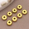 Contas Espaçadoras de Aço Inoxidável Acessórios para Joias DIY Contas para Colar Pulseira Contas Soltas Aço Titânio Contas Planas Pulseira Contas de Disco