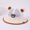 Sombrero de Sol de Verano para Bebé Delgado de Ala Ancha Lindo Sombrero de Sol de Malla con Protección Solar Súper Lindo Sombrero de Pescador Moderno para Niños y Niñas