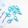 Fecho Lagosta Metálico Colorido 14mm Acessórios para Joias DIY Chaveiro Cor Colorida Spray de Pintura Fivela de Joia Fivela de Cachorro