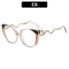 Nuevas Gafas de Sol de Moda Europeas y Americanas con Forma de Serpiente en las Patillas, Gafas de Sol de Alta Gama, Personalidad, Ojo de Gato Tendencia, Gafas Transfronterizas
