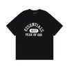 Marca de Moda Transfronteriza Fog Submarca Ess Velvet Camiseta de Manga Corta Esenciales de la Calle Conjunto Fear of God