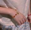 Pulsera de Jade Conejo estilo chino jade Hetian para niñas pulsera de nicho de lujo ligero para mujer pulsera regalo de cumpleaños Qixi para novia
