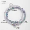 Nuevo Pulsera de Ágata de Cristal Natural China para Mujer Moda Sensación de Alta Gama Calcedonia Jade Pulsera Verde Seco Adorno de Mano