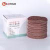 Fabricante de origen de lámina cepillada de alta calidad transfronteriza Disco de pulido especial de 4.5 pulgadas 5 pulgadas 8 agujeros Papel de lija flocado