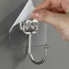 Gancho Extra Grande Resistente para Puerta Ropa Baño Cocina Pared Montaje en Pared Gancho Adhesivo Sin Clavos
