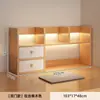 Estante de mesa, prateleira de armazenamento multicamadas simples para dormitórios de estudantes, estante de mesa em degraus para escritório, pequena estante de mesa