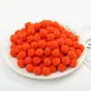 Bolas felpudas, coloridas, altamente elásticas, pompons pequenos para acessórios DIY, bolas de poliéster, bolas de pelúcia de Natal, brinquedos infantis, decorações para sapatos e chapéus