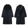 Popular Zr Ropa de Mujer Transfronteriza Aliexpress Exportación Ropa de Mujer al por Mayor Otoño Chaqueta Reversible de Piel Sintética