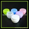 Frasco de cera colorida para cabelo 30g, frasco de batom, frasco de creme para as mãos, frasco refil de máscara facial 30ml, caixa de pó