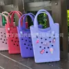 Bolso de Agujeros de Eva Dopamina Estilo Coreano, Accesorio DIY, Bolso de Mano de Moda, Bolso de Playa para Niña