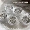Rhinestones Redondos con Base Puntiaguda de 33 Caras Hua Zi, Decoraciones para Uñas, Rhinestones de Cristal K9 Multifacéticos Súper Brillantes, Accesorios para Uñas