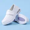 25 Zapatos de Enfermera, Zapatos de Algodón para Mujer, Forrados de Felpa, Zapatos Antiolor, No Cansan, Antideslizantes, Zapatos de Suela Blanda, Zapatos Blancos Médicos, Zapatos Casuales para Estudiantes