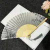 Leque dobrável tradicional para homens e mulheres, leque de dança clássica, performance de fantasia, fotografia, adereços Hanfu, leque dobrável artesanal estilo chinês