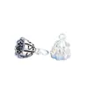 Material DIY Plata S925 Plata Tailandesa Ruyi Pequeño Loto Colgante Colgante Accesorios de Plata Cristales Cuentas Sueltas Venta al por Mayor