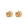 Pendientes de acero y titanio de estilo transfronterizo, con forma de ojo de diablo y palma hueca, joyería de acero inoxidable para mujer.