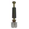 Varilla de carga rápida chapada en color, varilla de conexión de tornillo tres en uno, varilla de plástico dos en uno, varilla de posicionamiento autorroscante, conexión de muebles integrada