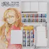 Winsor & Newton Gewen Pintura de Acuarela de Grado Profesional Bolsillo Plegable Pantalones Set Sólido Retrato/Flor/Aire/Paisaje