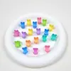 Mini grampo de cabelo pequeno infantil acessórios de cabelo de plástico com glitter presilha de cabelo fofa de gelatina para cabelo de bebê trançado grampo de cabelo quebrado presilha de cabelo