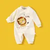 Macacão Novo para Bebê Primavera e Outono 2023 Macacão de Primavera para Menino Roupa de Fora Roupas para Menina Macacão de Manga Longa