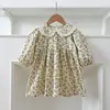 Vestido de Niña Primavera y Otoño Estilo Nuevo Pelele de Bebé Vestido de Niña Floral Trajes Coordinados para Hermanas