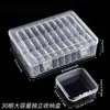 Caja de Almacenamiento para Cuentas Caja de Almacenamiento Multicompartimento Caja de Almacenamiento Dividida Gran Capacidad Alta Transparencia Joyería Caja de Almacenamiento IKEA