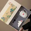 Banco de Negocios Creativo Evento Gubernamental y Empresarial Set de Regalo para Conferencias Taza de Cerámica con Logo Personalizado Souvenir Conmemorativo Grabado