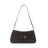 Nova Moda Outono Simples Grande Capacidade Couro PU para Comutação Cor Sólida Design Texturizado Estiloso Bolsa de Ombro Único sob o Braço para Mulheres