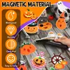 Pegatinas para Coche de Crucero de Halloween, Pegatinas Magnéticas, Pegatinas Decorativas de Dibujos Animados, Pegatinas para Fiesta, Pegatinas Festivas, Pegatinas de Fiesta para Refrigerador