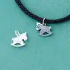 Buena Suerte Inmediatamente Pulsera Colgante de Caballo del Zodiaco Retro de Plata de Ley S925 Pulsera de Juguete DIY Pulsera del Año Animal Accesorios