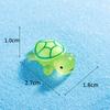 TikTok Celebridades en Línea Luminosa Pequeña Tortuga Micro Paisaje Creativo DIY Decoraciones Accesorios Tortuga Mini Resina Pequeños Adornos