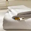 Sábanas Gruesas Cepilladas de Algodón Puro 100% Algodón Puro Color Doble Dormitorio Estudiante Funda de Almohada Juego de Tres Piezas Fábrica de Origen