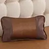 Verano Fresco Verano Colchoneta Funda de Almohada Almohadilla para Almohada para Adulto Colchoneta de Ratán Cubierta para Núcleo de Almohada Funda de Almohada Fresca Individual Dos Pares