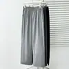Pantalones Rectos Ajustados Ligeros de Capa de Aire Nuevos Simples de Talla Grande para Mujer Verano 100 kg Pantalones Casuales0233
