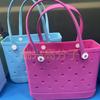 Bolsa de Ombro de Praia ao Ar Livre Verão Europeia e Americana Impermeável Bolsa de Caverna para Vegetais Cesta de Armazenamento Portátil Feminina Bolsa de Camping