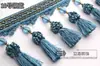 Cortina Renda Contas de Cristal Acessórios Suprimentos para Casamento Suportes de Renda Corte por Metro Franja de Cristal Morango