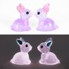 Colgante de muñeca luminosa-conejo de orejas pequeñas musgo adornos de micropaisaje adornos creativos joyería tecnología de resina