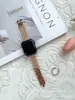 Adecuado para Apple Watch 11/10/9 Generación Pulsera de Joyería de Conchas y Perlas Correa de Reloj de Moda Perlada