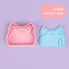 Molde para Galletas 3D Serie Rana Linda, Cortador Estampador de Galletas DIY Realista, Material Seguro, Fácil de Limpiar