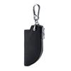 Nuevo estuche para llaves de cuero genuino con cremallera para hombre, primera capa de piel de vaca, para colgar en la cintura, estuche para llaves de coche, llavero multifuncional para el hogar