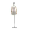 Mannequins estilo coreano suportes para vitrine de loja de roupas femininas de comprimento médio manequim de corpo inteiro para loja de roupas mesa humana manequim de loja de roupas