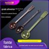 Colher de pó de fruta colher de grão de café de plástico colher de pó 10g 15g colher pérola loja de chá com leite colher pequena oz colher de creme