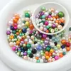 Perlas de Imitación de Alto Brillo Perforadas de ABS Tamaño Mixto Cuentas Sueltas Accesorios para Joyería DIY Color Mixto Color Mixto Fabricante Mayorista
