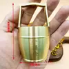 Cubeta de Latón de Oro Frasco de la Fortuna Adorno Vidrio Lingote Pequeño Cuenco del Tesoro Regalo de Inauguración Decoración de Apertura de Casa Atractor de Riqueza