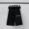 Shorts Casuais Esportivos da Marca da Moda Palm Angels Casal Palm Masculino e Feminino Reto Elástico High Street Calça de Cinco Pontos