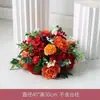 Decoración de boda, bola de flores para camino, columna de flores, juego de columnas romanas, decoración de mesa de postres, escaparate de centro comercial, flor de seda para champán